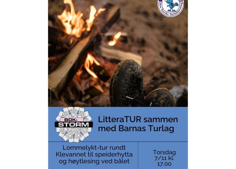 LitteraTur sammen med Barnas Turlag 7/11 kl. 17.00